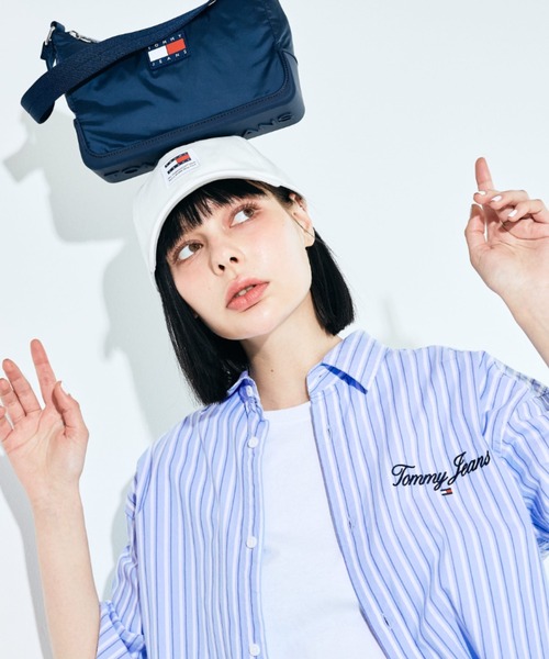 tommy jeans(トミー ジーンズ)の「【オンライン・一部店舗限定】TJショルダーバッグ(ショルダーバッグ・レディース・イエロー/ネイビー・FREE)」の4枚目の写真