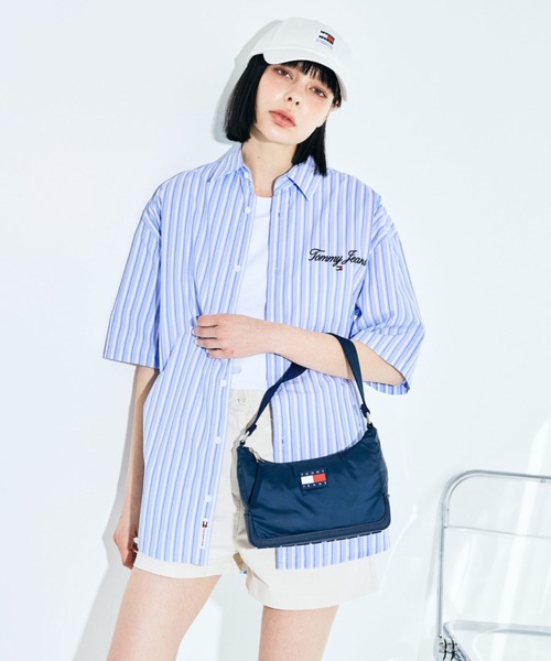 tommy jeans(トミー ジーンズ)の「【オンライン・一部店舗限定】TJショルダーバッグ(ショルダーバッグ・レディース・イエロー/ネイビー・FREE)」の3枚目の写真
