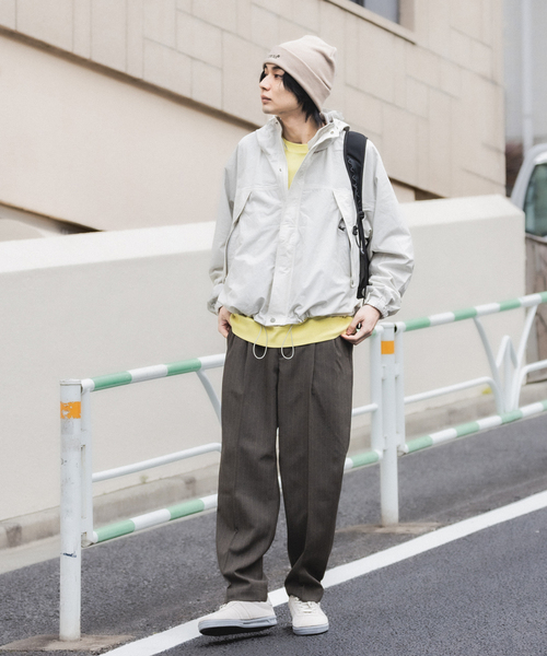 417 EDIFICE(フォーワンセブンエディフィス)の「マウンテンショートパーカー / mountain short parka(マウンテンパーカー・メンズ・ブラック/チャコールグレー/ベージュ・MEDIUM/LARGE)」の17枚目の写真