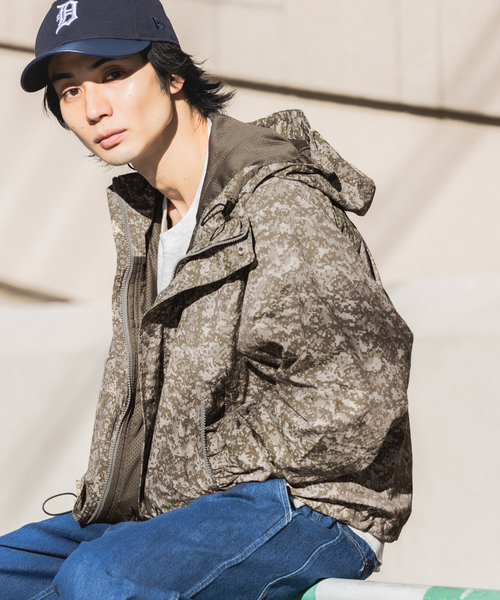 417 EDIFICE(フォーワンセブンエディフィス)の「マウンテンショートパーカー / mountain short parka(マウンテンパーカー・メンズ・ブラック/チャコールグレー/ベージュ・MEDIUM/LARGE)」の6枚目の写真