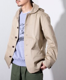 GLOSTER | 【GLOSTER/グロスター】スタンドフードブルゾン クルミ釦 丸襟 2WAY(ブルゾン)