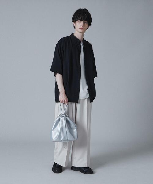 WEGO（ウィゴー）の「WEGO/レザータッチ2WAY巾着ショルダー（ショルダーバッグ・レディース・シルバー/ブラック・FREE）」の16枚目の写真