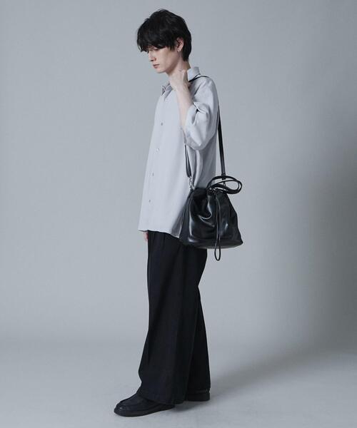 WEGO（ウィゴー）の「WEGO/レザータッチ2WAY巾着ショルダー（ショルダーバッグ・レディース・シルバー/ブラック・FREE）」の19枚目の写真