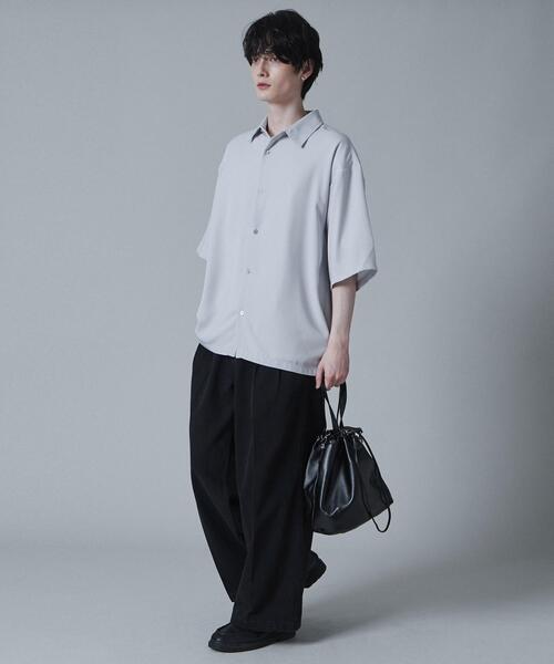 WEGO（ウィゴー）の「WEGO/レザータッチ2WAY巾着ショルダー（ショルダーバッグ・レディース・シルバー/ブラック・FREE）」の20枚目の写真