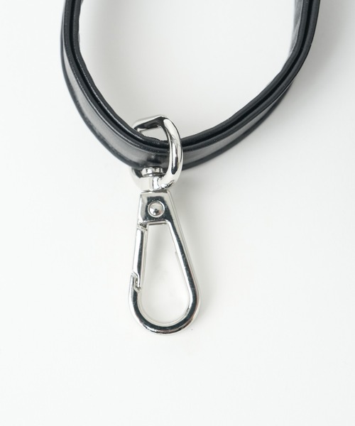 WEGO（ウィゴー）の「WEGO/レザータッチ2WAY巾着ショルダー（ショルダーバッグ・レディース・シルバー/ブラック・FREE）」の8枚目の写真