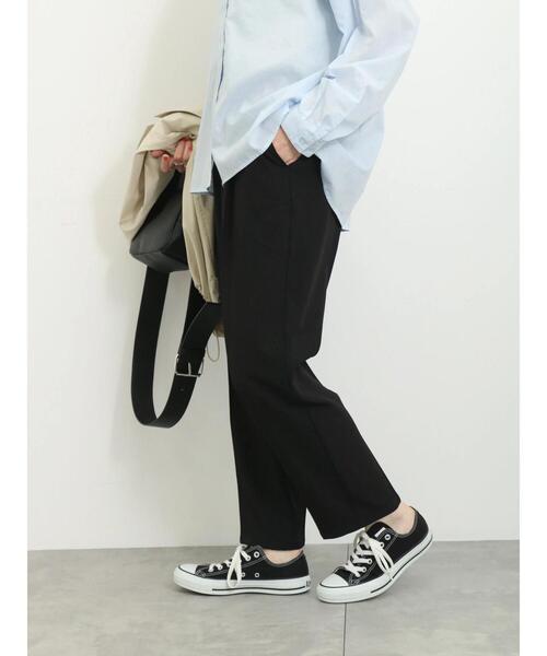 Samansa Mos2 blue(サマンサモスモスブルー)の「マルチスタイルテーパードパンツ(その他パンツ・レディース・ブルー/ネイビー/イエロー/グレー/ピンク/キナリ/ブラック・L/S/SS/M)」の3枚目の写真