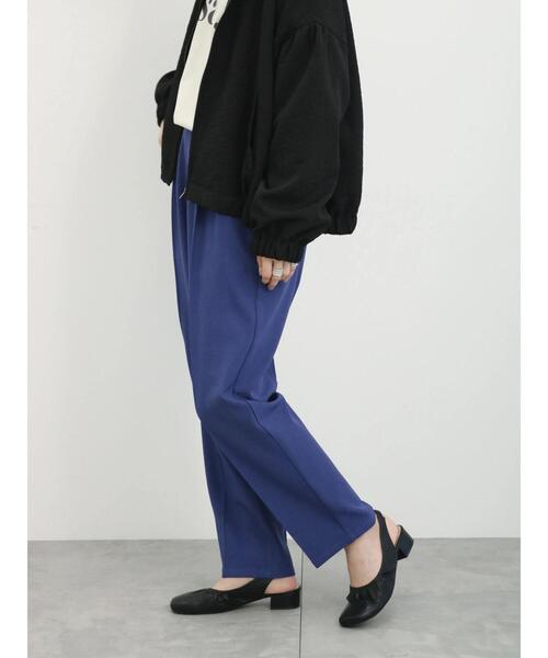 Samansa Mos2 blue(サマンサモスモスブルー)の「マルチスタイルテーパードパンツ(その他パンツ・レディース・ブルー/ネイビー/イエロー/グレー/ピンク/キナリ/ブラック・L/S/SS/M)」の12枚目の写真