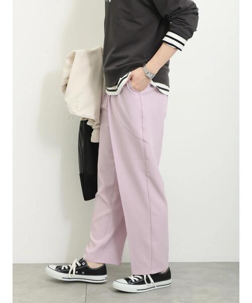 Samansa Mos2 blue(サマンサモスモスブルー)の「マルチスタイルテーパードパンツ(その他パンツ・レディース・ブルー/ネイビー/イエロー/グレー/ピンク/キナリ/ブラック・L/S/SS/M)」の16枚目の写真