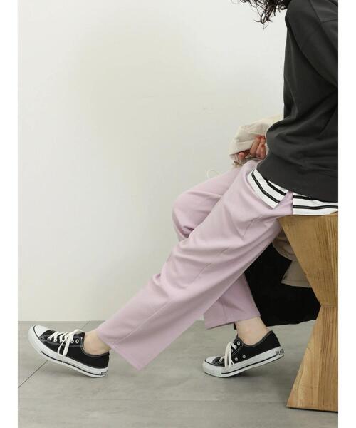 Samansa Mos2 blue(サマンサモスモスブルー)の「マルチスタイルテーパードパンツ(その他パンツ・レディース・ブルー/ネイビー/イエロー/グレー/ピンク/キナリ/ブラック・L/S/SS/M)」の17枚目の写真