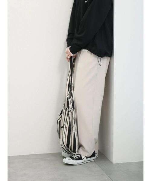 Samansa Mos2 blue(サマンサモスモスブルー)の「マルチスタイルテーパードパンツ(その他パンツ・レディース・ブルー/ネイビー/イエロー/グレー/ピンク/キナリ/ブラック・L/S/SS/M)」の20枚目の写真