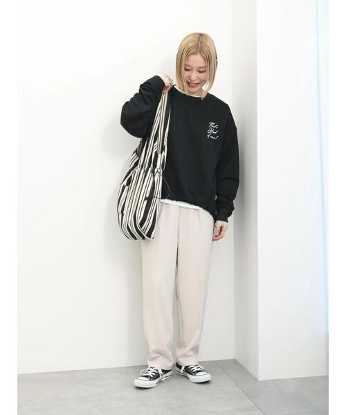 Samansa Mos2 blue(サマンサモスモスブルー)の「マルチスタイルテーパードパンツ(その他パンツ・レディース・ブルー/ネイビー/イエロー/グレー/ピンク/キナリ/ブラック・L/S/SS/M)」の22枚目の写真