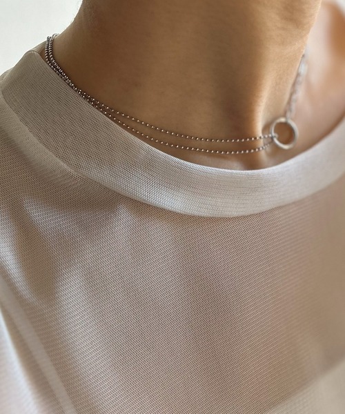 Kotoe(コトエ)の「ショートメタル アシンメトリーチョーカー ネックレス(チョーカー・レディース・シルバー・FREE)」の7枚目の写真