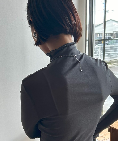 Kotoe(コトエ)の「ショートメタル アシンメトリーチョーカー ネックレス(チョーカー・レディース・シルバー・FREE)」の10枚目の写真