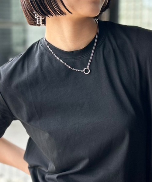 Kotoe(コトエ)の「ショートメタル アシンメトリーチョーカー ネックレス(チョーカー・レディース・シルバー・FREE)」の12枚目の写真