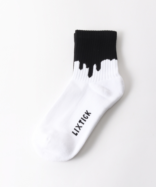 JOINT WORKS（ジョイントワークス）の「【LIXTICK/リックスティック】 DRIP SOCKS 3PACK 1ST（ソックス/靴下・メンズ・ホワイト・FREE）」の2枚目の写真