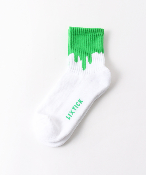 JOINT WORKS（ジョイントワークス）の「【LIXTICK/リックスティック】 DRIP SOCKS 3PACK 1ST（ソックス/靴下・メンズ・ホワイト・FREE）」の4枚目の写真