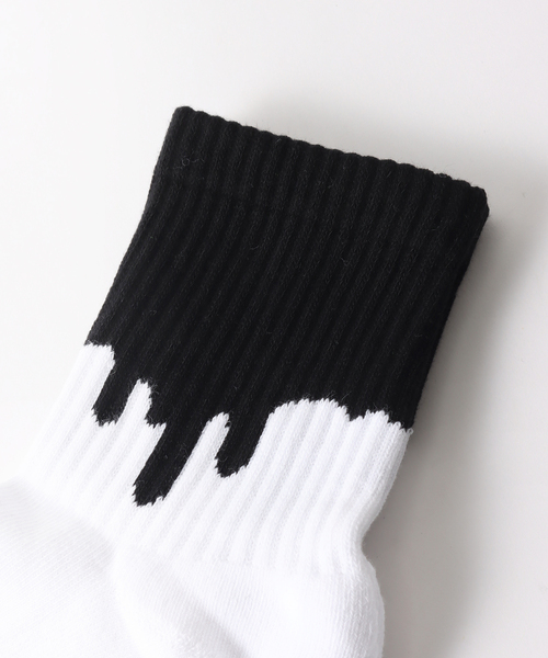 JOINT WORKS（ジョイントワークス）の「【LIXTICK/リックスティック】 DRIP SOCKS 3PACK 1ST（ソックス/靴下・メンズ・ホワイト・FREE）」の6枚目の写真