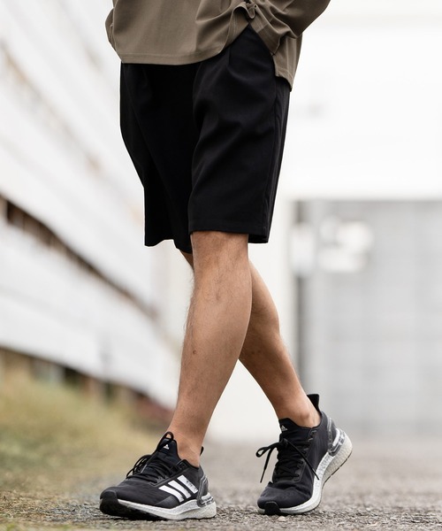 CAMBIO(カンビオ)の「mp12060- Minimal Tuck short Pants ショートパンツ(その他パンツ・メンズ・ブラック/ヘザーチャコール/ミックスグレー/サックスブルー・S/M/L)」の6枚目の写真