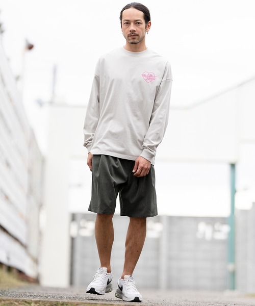 CAMBIO(カンビオ)の「mp12060- Minimal Tuck short Pants ショートパンツ(その他パンツ・メンズ・ブラック/ヘザーチャコール/ミックスグレー/サックスブルー・S/M/L)」の14枚目の写真