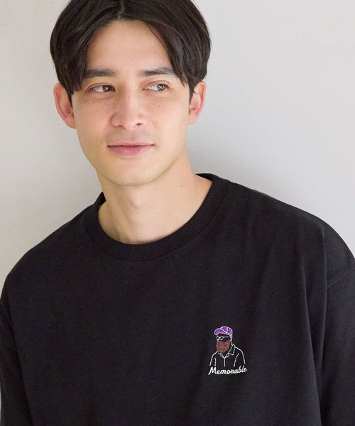 LAKOLE(ラコレ)の「ヒゲサガラ半袖T / 106859(Tシャツ/カットソー・メンズ・オレンジ/ブラック/ブルー/アッシュグレー/グリーン/ホワイト・MEDIUM/X-LARGE/LARGE)」の2枚目の写真