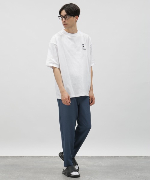 LAKOLE(ラコレ)の「ヒゲサガラ半袖T / 106859(Tシャツ/カットソー・メンズ・オレンジ/ブラック/ブルー/アッシュグレー/グリーン/ホワイト・MEDIUM/X-LARGE/LARGE)」の7枚目の写真