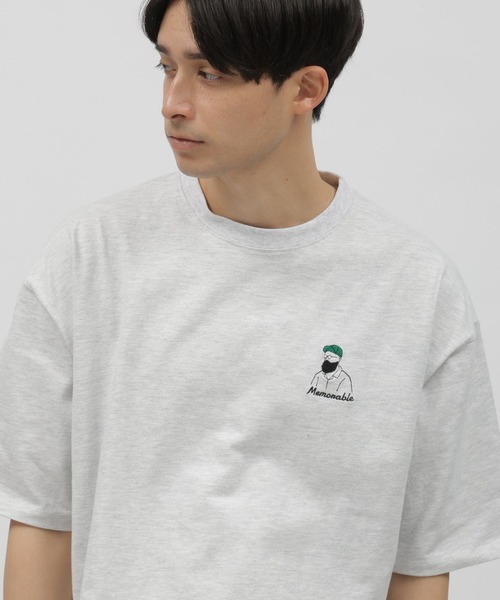 LAKOLE(ラコレ)の「ヒゲサガラ半袖T / 106859(Tシャツ/カットソー・メンズ・オレンジ/ブラック/ブルー/アッシュグレー/グリーン/ホワイト・MEDIUM/X-LARGE/LARGE)」の12枚目の写真