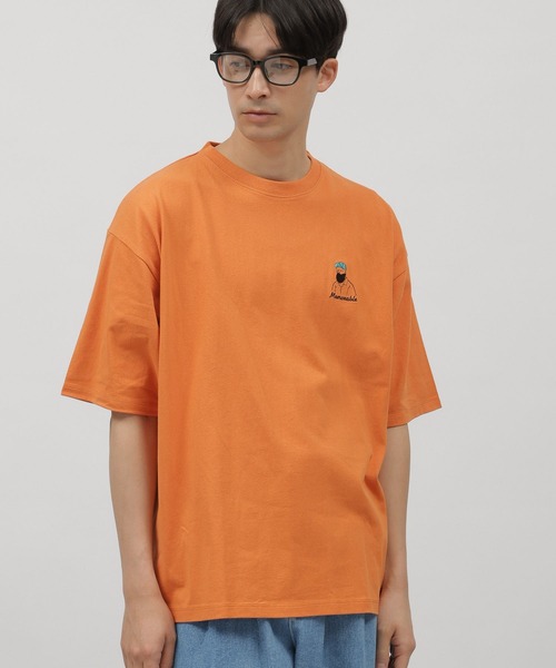 LAKOLE(ラコレ)の「ヒゲサガラ半袖T / 106859(Tシャツ/カットソー・メンズ・オレンジ/ブラック/ブルー/アッシュグレー/グリーン/ホワイト・MEDIUM/X-LARGE/LARGE)」の18枚目の写真