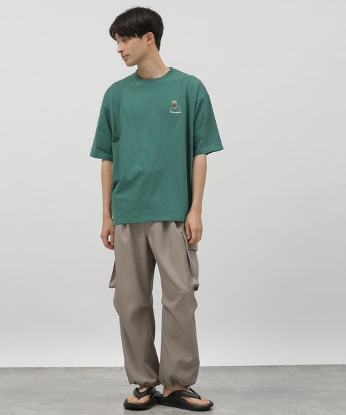 LAKOLE(ラコレ)の「ヒゲサガラ半袖T / 106859(Tシャツ/カットソー・メンズ・オレンジ/ブラック/ブルー/アッシュグレー/グリーン/ホワイト・MEDIUM/X-LARGE/LARGE)」の13枚目の写真