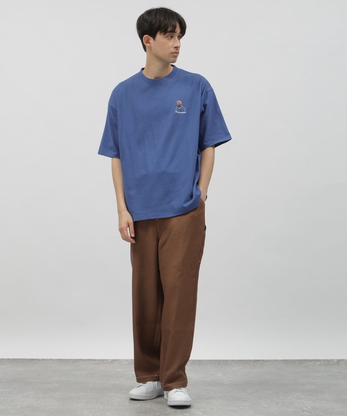 LAKOLE(ラコレ)の「ヒゲサガラ半袖T / 106859(Tシャツ/カットソー・メンズ・オレンジ/ブラック/ブルー/アッシュグレー/グリーン/ホワイト・MEDIUM/X-LARGE/LARGE)」の15枚目の写真