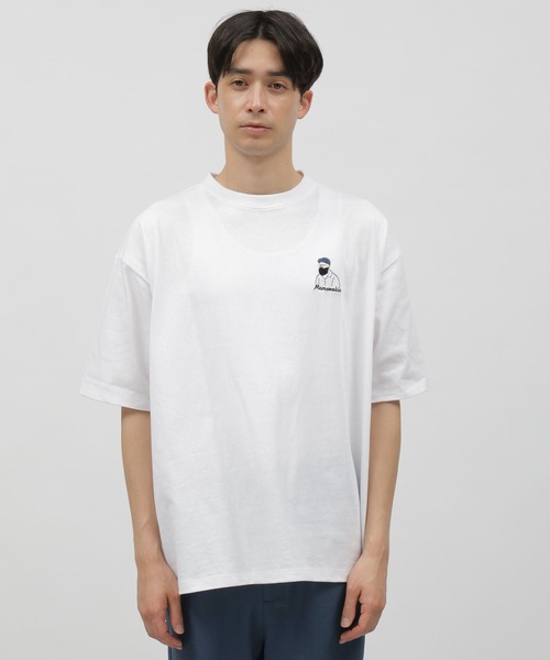 LAKOLE(ラコレ)の「ヒゲサガラ半袖T / 106859(Tシャツ/カットソー・メンズ・オレンジ/ブラック/ブルー/アッシュグレー/グリーン/ホワイト・MEDIUM/X-LARGE/LARGE)」の19枚目の写真