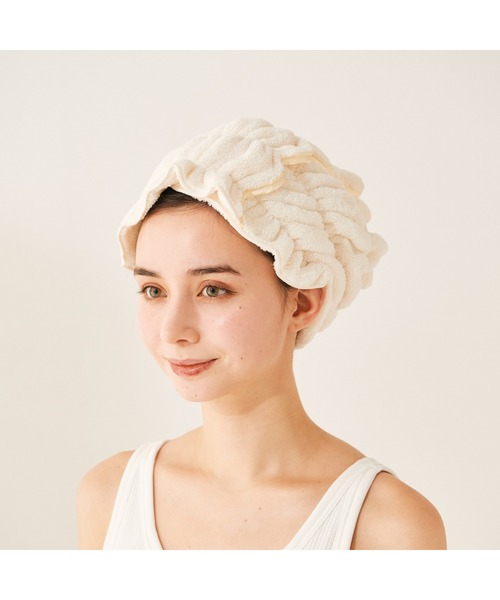 ヘアドライタオル アイボリー（タオル）｜Francfranc（フランフラン