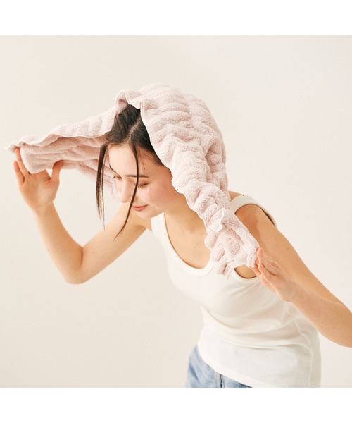 ヘアドライタオル アイボリー（タオル）｜Francfranc（フランフラン