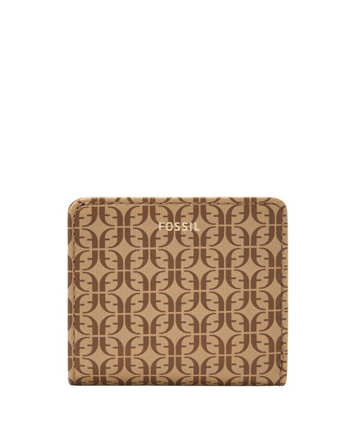 Fossil フォッシル カードケース マディソン プリント ブラウン  