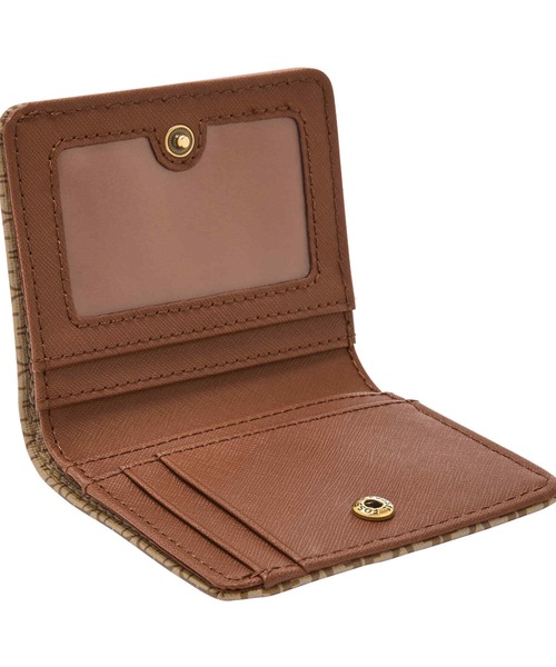 セール】フォッシル 二つ折り財布 レディース PVC ブラウン SWL2845268