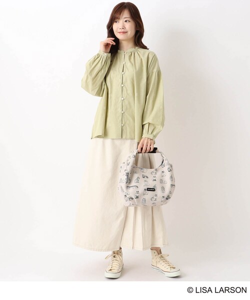 one'sterrace(ワンズテラス)の「LISA LARSON リサ・ラーソン トート キャット(トートバッグ・レディース・ベージュ系8/グレー系4・99)」の7枚目の写真