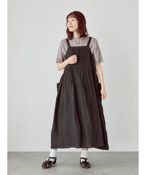 TSUHARU by Samansa Mos2（ツハルバイサマンサモスモス）の「Tストラップメッシュサンダル（サンダル・レディース・オフホワイト/ブラック・M/L）」の9枚目の写真