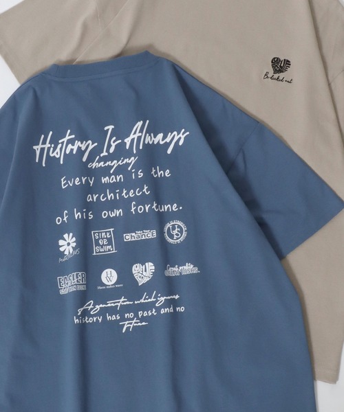 SITRY（シトリー）の「SITRY Street Style Back Print T-shirt/別注 オーバーサイズ ビリヤード ダイス ハート フラワー バックプリント ワンポイント刺繍 半袖Ｔシャツ レディース メンズ（Tシャツ/カットソー・メンズ・ホワイト/ブラック/ブルー/グリーン/ホワイト系その他/ブラック系その他/グレイッシュベージュ/グリーン系その他2/ブルー系その他2/ブラック系その他2/ベージュ系その他/ホワイト系その他2・M/L/XL）」の11枚目の写真