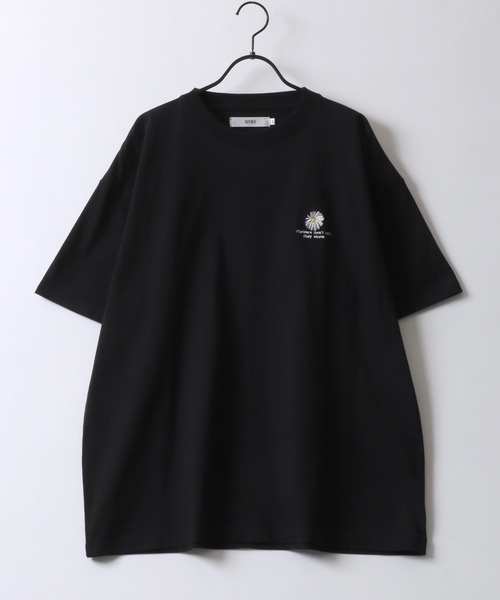 SITRY（シトリー）の「SITRY Street Style Back Print T-shirt/別注 オーバーサイズ ビリヤード ダイス ハート フラワー バックプリント ワンポイント刺繍 半袖Ｔシャツ レディース メンズ（Tシャツ/カットソー・メンズ・ホワイト/ブラック/ブルー/グリーン/ホワイト系その他/ブラック系その他/グレイッシュベージュ/グリーン系その他2/ブルー系その他2/ブラック系その他2/ベージュ系その他/ホワイト系その他2・M/L/XL）」の15枚目の写真