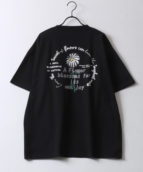 SITRY（シトリー）の「SITRY Street Style Back Print T-shirt/別注 オーバーサイズ ビリヤード ダイス ハート フラワー バックプリント ワンポイント刺繍 半袖Ｔシャツ レディース メンズ（Tシャツ/カットソー・メンズ・ホワイト/ブラック/ブルー/グリーン/ホワイト系その他/ブラック系その他/グレイッシュベージュ/グリーン系その他2/ブルー系その他2/ブラック系その他2/ベージュ系その他/ホワイト系その他2・M/L/XL）」の16枚目の写真