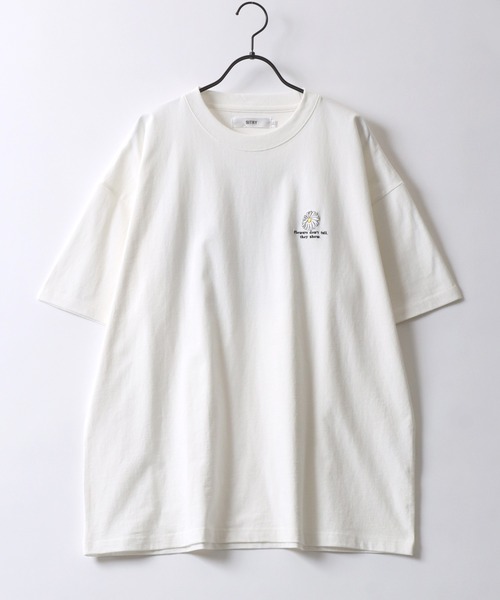 SITRY（シトリー）の「SITRY Street Style Back Print T-shirt/別注 オーバーサイズ ビリヤード ダイス ハート フラワー バックプリント ワンポイント刺繍 半袖Ｔシャツ レディース メンズ（Tシャツ/カットソー・メンズ・ホワイト/ブラック/ブルー/グリーン/ホワイト系その他/ブラック系その他/グレイッシュベージュ/グリーン系その他2/ブルー系その他2/ブラック系その他2/ベージュ系その他/ホワイト系その他2・M/L/XL）」の13枚目の写真