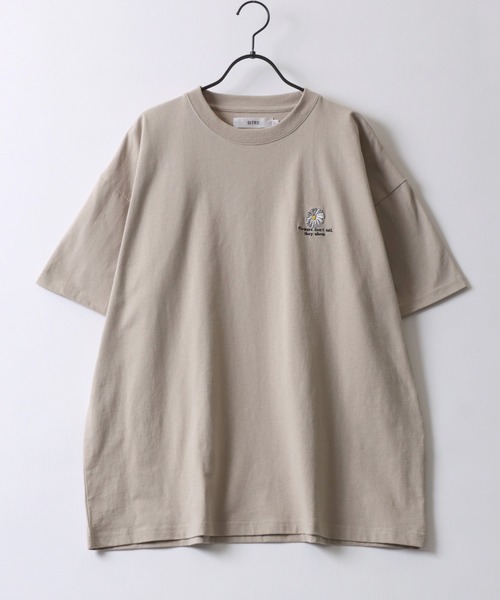 SITRY（シトリー）の「SITRY Street Style Back Print T-shirt/別注 オーバーサイズ ビリヤード ダイス ハート フラワー バックプリント ワンポイント刺繍 半袖Ｔシャツ レディース メンズ（Tシャツ/カットソー・メンズ・ホワイト/ブラック/ブルー/グリーン/ホワイト系その他/ブラック系その他/グレイッシュベージュ/グリーン系その他2/ブルー系その他2/ブラック系その他2/ベージュ系その他/ホワイト系その他2・M/L/XL）」の17枚目の写真
