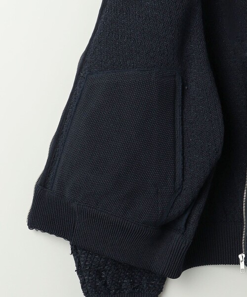 Coohem(コーヘン)の「<COOHEM> SOLID TWEED BLOUSON/ブルゾン(ブルゾン・メンズ・ネイビー・M/L)」の3枚目の写真