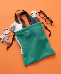 WEEKEND(ER) | WEEKEND(ER) × FREAK'S STORE/ウィークエンダーウィークエンダー × フリークスストア 別注 メッシュドローストリングバッグ(ショルダーバッグ)