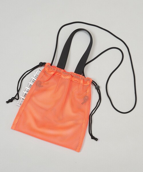 WEEKEND(ER)（ウィークエンダー）の「WEEKEND(ER) × FREAK'S STORE/ウィークエンダーウィークエンダー × フリークスストア 別注 メッシュドローストリングバッグ（ショルダーバッグ・レディース・グリーン/イエロー/オレンジ/グレー/ブルー・ONE SIZE）」の8枚目の写真