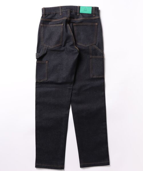 BENETTON (UNITED COLORS OF BENETTON)（ベネトンユナイテッドカラーズオブベネトン）の「サイドポケットストレートデニムパンツ（デニムパンツ・メンズ・ダークインディゴブルー・50/46/42/44）」の2枚目の写真