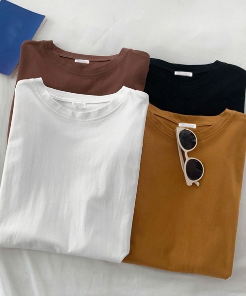 Miniministore(ミニミニストア)の「ゆったり Tシャツワンピース レディース半袖半袖半袖(ワンピース・レディース・ブラウン系/ブラック/ホワイト/ブラウン・FREE)」の18枚目の写真
