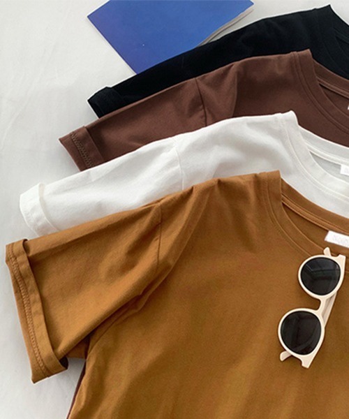 Miniministore(ミニミニストア)の「ゆったり Tシャツワンピース レディース半袖半袖半袖(ワンピース・レディース・ブラウン系/ブラック/ホワイト/ブラウン・FREE)」の20枚目の写真
