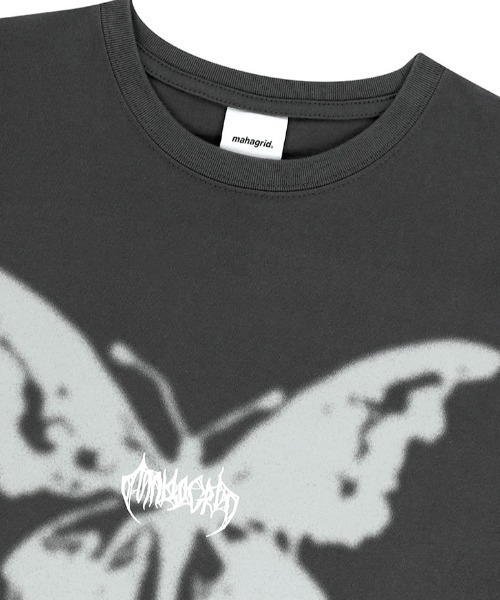 mahagrid■BUTTERFLY GOTH TEE■送料込 BUTTERFLY GOTH TEE[WHITE] - MAHAGRID