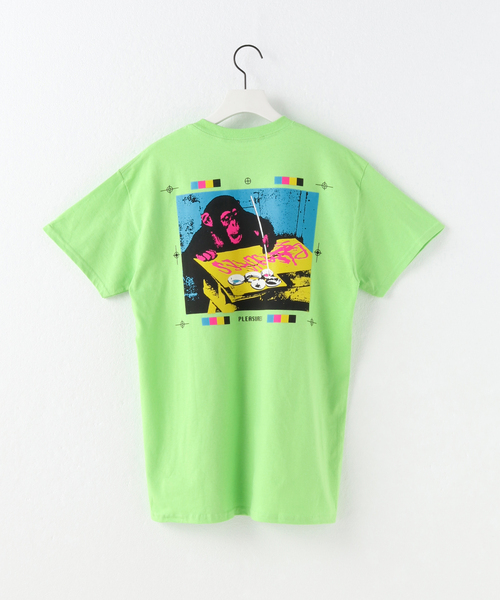 PLEASURES(プレジャー)の「【PLEASURES / プレジャー】CMYK T-SHIRT(Tシャツ/カットソー・メンズ・ブラック・LARGE/MEDIUM)」の2枚目の写真