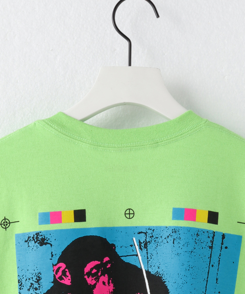 PLEASURES(プレジャー)の「【PLEASURES / プレジャー】CMYK T-SHIRT(Tシャツ/カットソー・メンズ・ブラック・LARGE/MEDIUM)」の4枚目の写真